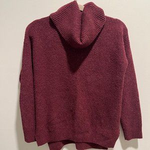 Maroon Turtleneck Sweater